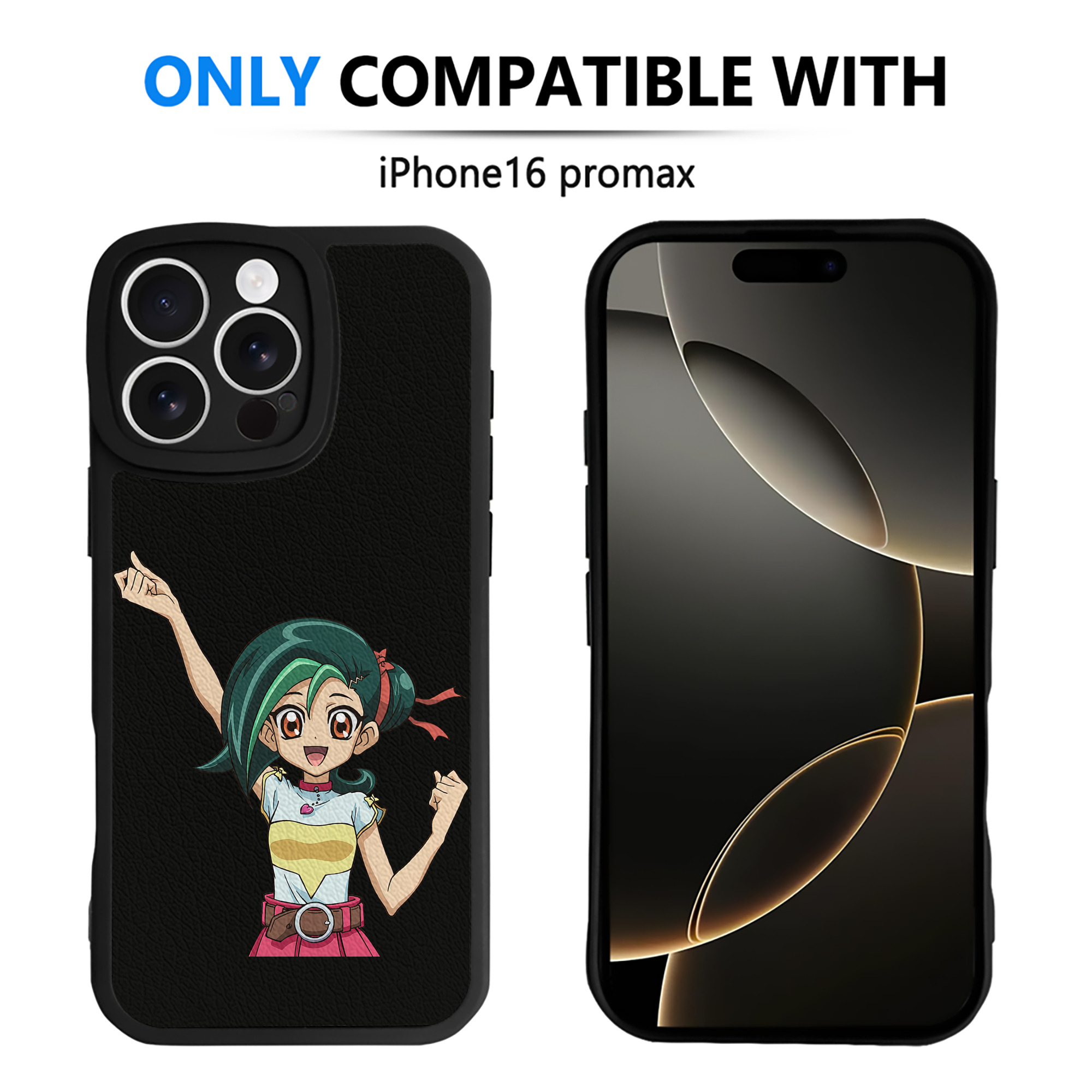（画像用） 遊☆戯☆王 Yu-Gi-Oh! 【iPhone 16シリーズ対応】シリコンスマホケース（レザー調） 材質：シリコン